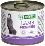 Вологий корм для дорослих собак всіх порід з ягнятиною Nature's Protection Adult Lamb 200 г KIK24517 фото