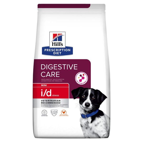 Лікувальний корм Hill's Prescription Diet Canine i/d Stress Mini для дрібних собак для травлення 1 кг 606379 фото