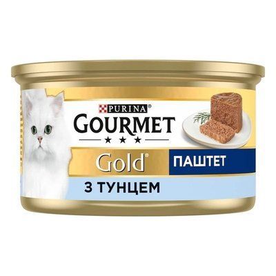 Влажный корм мусс для кошек Gourmet Gold тунец 85 г 7613031381029 фото