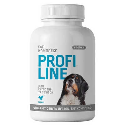 Витамины для суставов и связок щенков и взрослых собак ProVET Profiline Гаг Комплекс 100 таблеток PR243165 фото