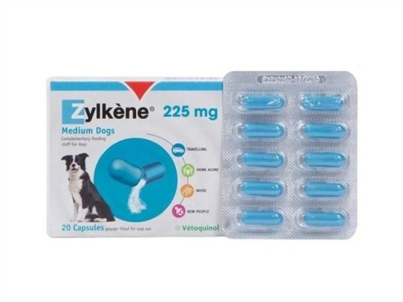 Антистресові капсули для собак і котів Vetoquinol Zylkene (Зилкене) 225 мг 10 таблеток VIT73764 фото