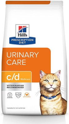 Корм лечебный Hill's Prescription Diet c/d Multicare Urinary Care для кошек по уходу за мочевыделительной системой с курицей 1.5 кг 607646 фото