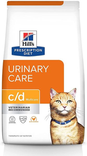 Корм лікувальний Hill's Prescription Diet c/d Multicare Urinary Care для котів для догляду за сечовидільною системою з куркою 1.5 кг 607646 фото