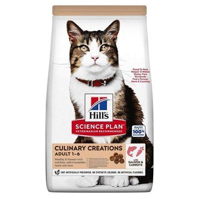 Сухой корм для кошек Hill's Science Plan Fel Adult CulCre Salmon&Carrots с лососем и морковью 1.5 кг 607385 фото