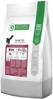 Сухой корм для котов крупных пород Nature's Protection Large cat Adult птица с рисом 18 кг NPB46051 фото