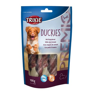 Ласощі для собак Trixie PREMIO Duckies качка 100 г 31538 фото