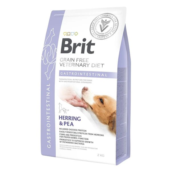 Сухой корм для собак при заболеваниях желудочно-кишечного тракта Brit GF Veterinary Diet Gastrointestinal сельдь 2 кг 170945/8134 фото