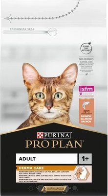 Сухий корм для дорослих котів Purina Pro Plan Adult 1+ Derma Care для підтримки шкіри та вовни з лососем 1.5 кг 7613036529150 фото