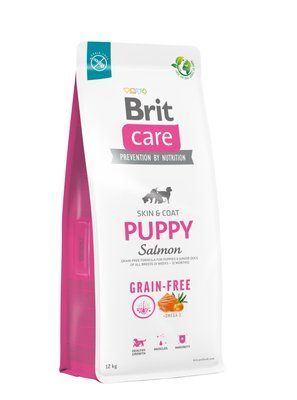 Сухой корм для щенков Brit Care Dog Grain-free Puppy беззерновой, лосось 12 кг 172195 фото