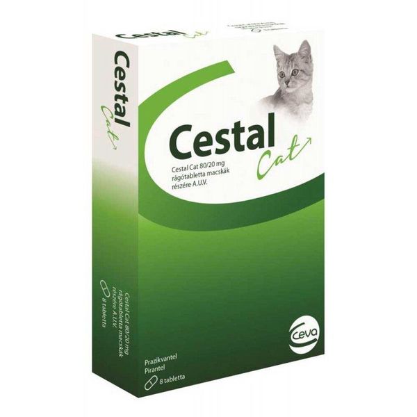 Ceva Cestal Cat – Сева Цестал протиглистовий препарат для кішок, таблетки 8шт 18177 фото