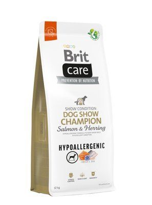 Сухой корм для выставочных собак всех пород Brit Care Dog Show Champion лосось и сельдь 12 кг 172228 фото