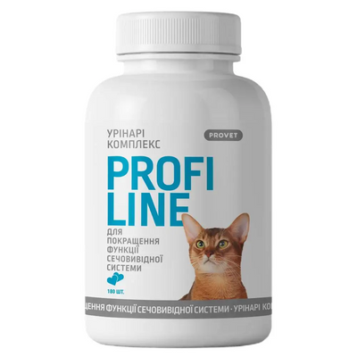 Витамины для улучшения функции мочевыводящей системы у котов ProVET Profiline Уринари Комплекс 180 таблеток PR243167 фото