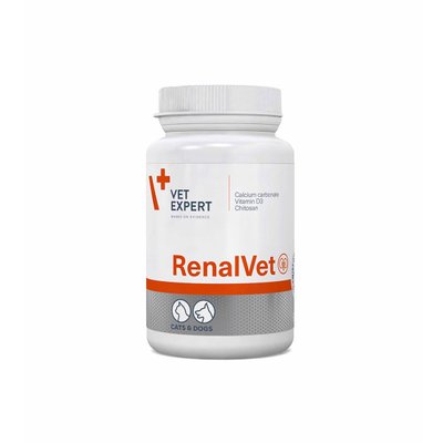 VetExpert RenalVet Препарат для підтримки нирок у собак і кішок (РеналВет 60 капсул) 46275 фото