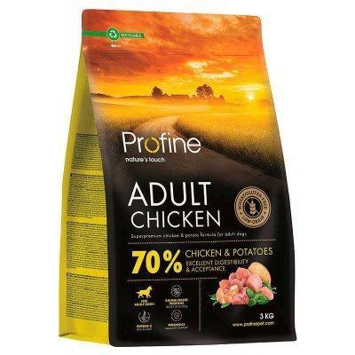 Корм сухой Profine Chicken and Potatoes для взрослых собак больших пород с курицей и картофелем 3 кг 173070 фото