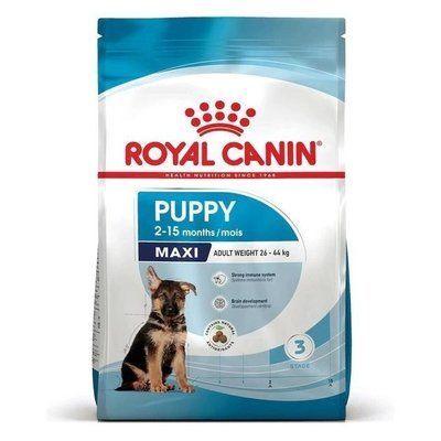 Сухой корм для щенков крупных пород Royal Canin Maxi Puppy до 15 месяцев 4 кг 30060400 фото
