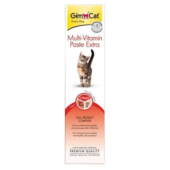 Лакомство для кошек GimCat Multi-Vitamin Paste Extra 200 г мультивитамин G-401898/421643 фото