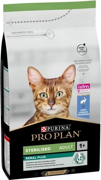 Сухий корм для стерилізованих котів Purina Pro Plan Sterilised Adult 1+ з кроликом 1.5 кг 7613033566325 фото