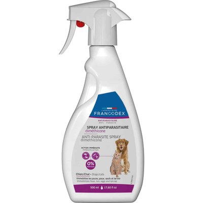 Спрей с диметиконом для собак и кошек Laboratoire Francodex Spray Dimethicone 500 мл 172468 фото