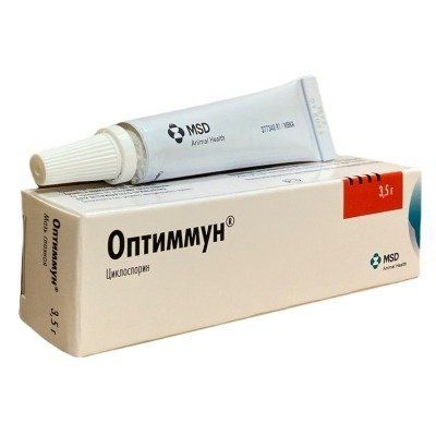 Очна мазь для собак MSD Оптімун 3.5 г MSD10370 фото