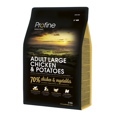 Сухой корм для взрослых собак крупных пород Profine Adult Large Breed Chicken с курицей 3 кг 170542/7466 фото