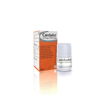 Жувальні таблетки для собак для лікування серцевої недостатності Cardalis Ceva 5 мг/40 мг 30 таблеток CEV02809 фото