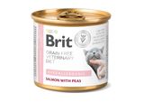 Влажный корм для кошек с пищевой аллергией Brit VetDiets Hypoallergenic лосось и горох 200 г 100709 фото