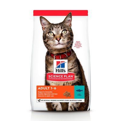 Сухой корм для кошек Hills Science Plan Feline Adult Tuna с тунцом 3 кг 604075 фото