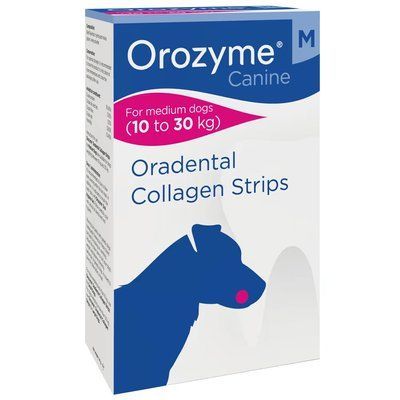 Жевательные полоски Orozyme (Орозим) M для гигиены ротовой полости собак 1923 фото