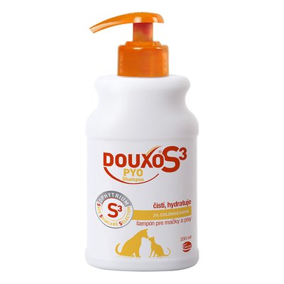 Ceva Douxo S3 Pio – лікувальний шампунь Дуксо S3 Піо для очищення та зволоження шкіри собак і котів, 200 мл 7225 фото
