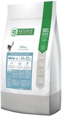 Сухой корм для котят Nature's Protection Kitten All breeds птичье мясо 18 кг NPB46043 фото