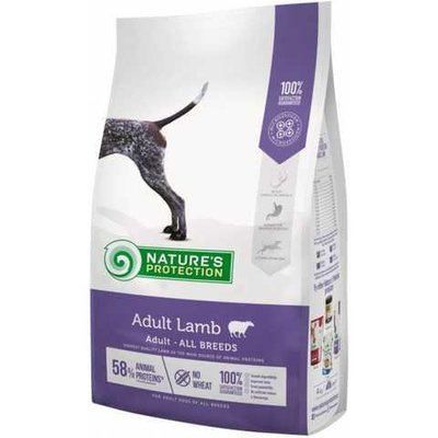 Сухой корм для взрослых собак всех пород Adult Lamb All Breeds Nature's Protection ягненок 12 кг NPS45750 фото