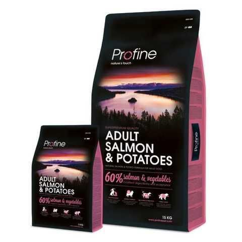 Сухой гипоаллергенный корм для взрослых собак Profine с лососем 15 кг 170553/7572 фото