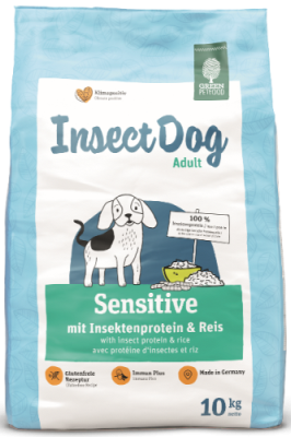 Полноценный сухой беззерновой корм для собак Josera Green Petfood InsectDog Sensitive 10 кг 100300 фото