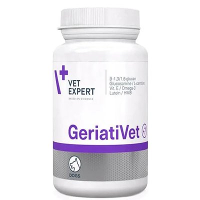 Витамины Vet Expert GeriatiVet Dog для собак зрелого возраста 45 таблеток 58419 фото