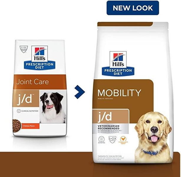 Лікувальний сухий корм Hill's Prescription Diet Canine j/d для собак з артритом/остеоартритом  606275 фото