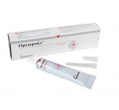 Мазь для ушей собакам и котам Vetoquinol Оридермил 10 г VIT00046 фото