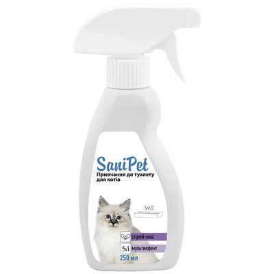 Спрей для приучения к туалету Природа SaniPet для котов 250 мл PR240562 фото