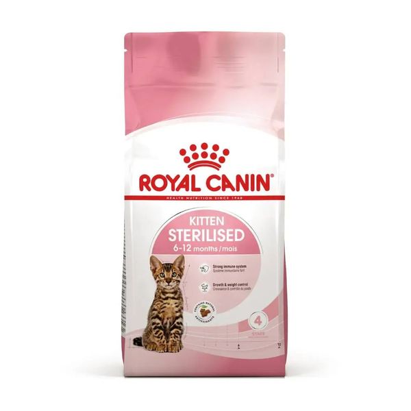 Сухой корм для стерилизованных котят Royal Canin Kitten Sterilised домашняя птица 400 г 2562004 фото