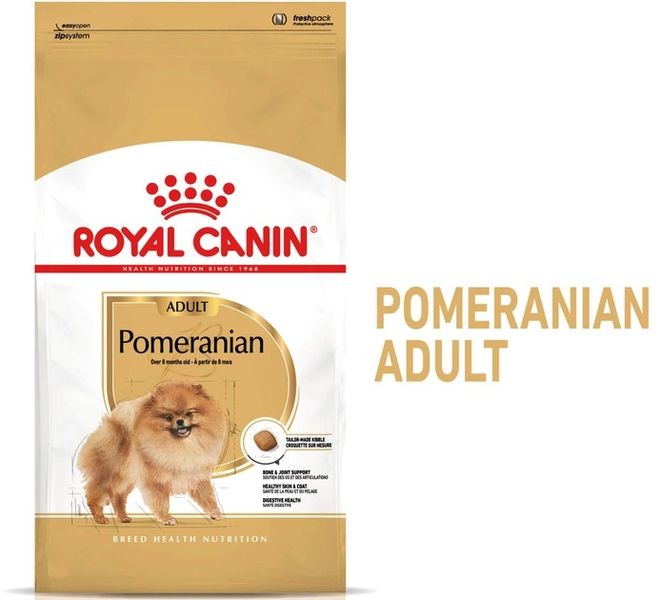 Сухой корм Royal Canin Pomeranian Adult для собак породы померанский шпиц 500 г 1255005 фото