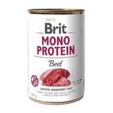 Вологий корм для собак Brit Mono яловичина Protein Beef 400 г 100831/100057/9766 фото