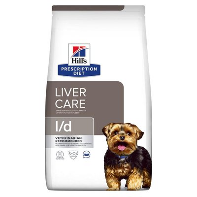 Лечебный корм Hill's Prescription Diet Canine L/d для собак с заболевание печени 10 кг 605901 фото