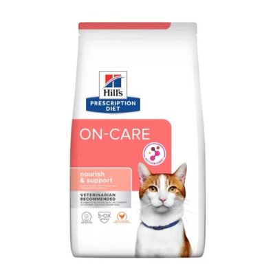 Сухой корм Hill's PD Feline On-Care для взрослых котов в период выздоровления 1.5 кг 607675 фото