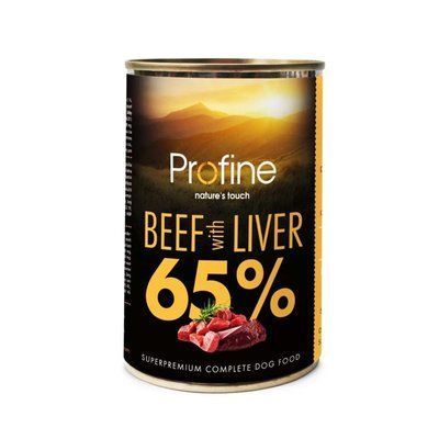 Влажный корм для собак всех пород Profine Dog k с говядиной и говяжьей печенью 400 г 100812/100008/4037 фото