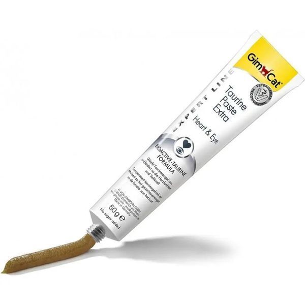 Ласощі для кішок GimCat Expert Line Taurine Paste 50 г для очей та серця G-402192/402109 фото