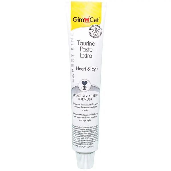 Ласощі для кішок GimCat Expert Line Taurine Paste 50 г для очей та серця G-402192/402109 фото