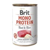 Вологий корм для собак Brit Mono Protein Beef&Rice яловичина та рис 400 г 100832/100054/9735 фото