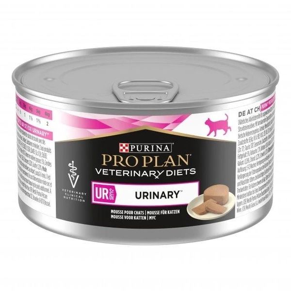 Вологий лікувальний корм Purina Pro Plan Veterinary Diets для котів із сечокам'яною хворобою з індичкою 195 г 8445290093431 фото