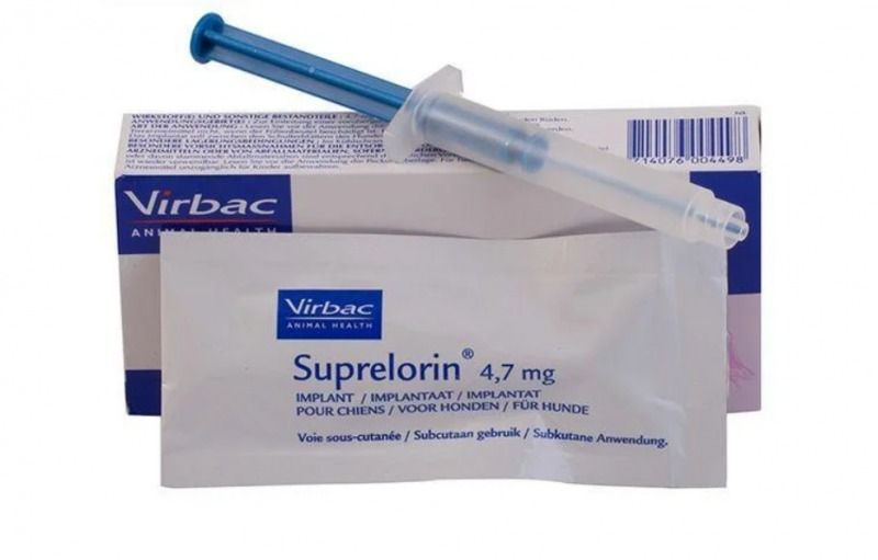 Імплантат для собак Супрелорин (Suprelorin) 4.7 мг Virbac 1 шт. VIT00449 фото