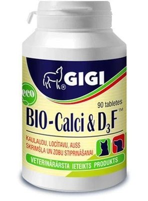 Препарат GiGi БиоКальций для здоровья костей у собак и кошек 90 таблеток GIG43017 фото