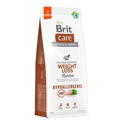 Сухий корм для собак із зайвою вагою Brit Care Dog Hypoallergenic Weight Loss кролик 12 кг 172225 фото